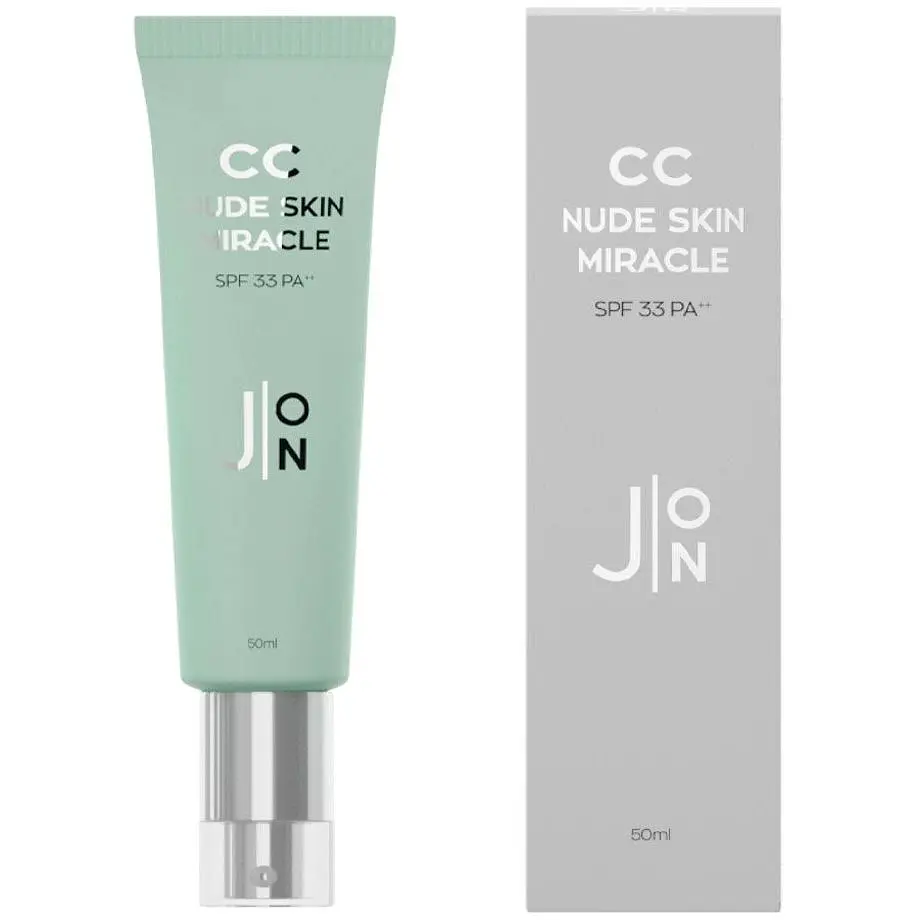 СС-крем коригувальний J:ON CC Nude Skin Miracle SPF 33 PA++ 50 мл - фото 3