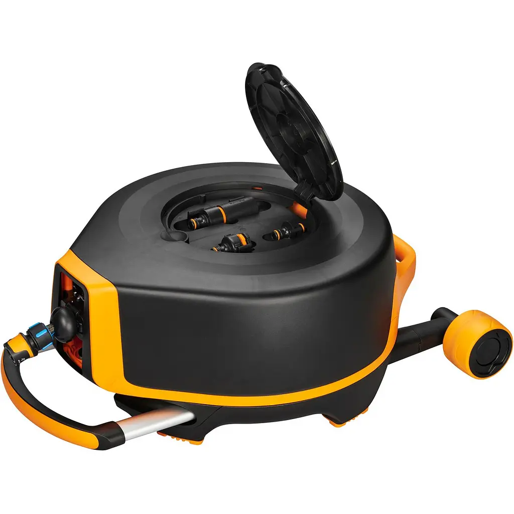 Шланг Fiskars X-series XL з автоматичною котушкою-візоком (1067548) - фото 5