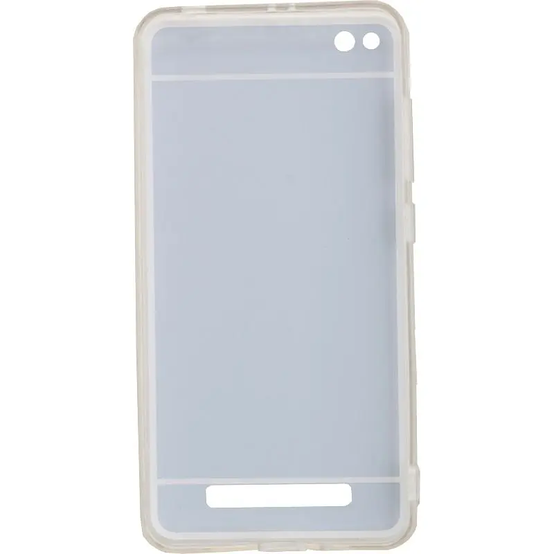 Чохол-накладка Toto TPU case Mirror soft Xiaomi Redmi 4a Silver - фото 2
