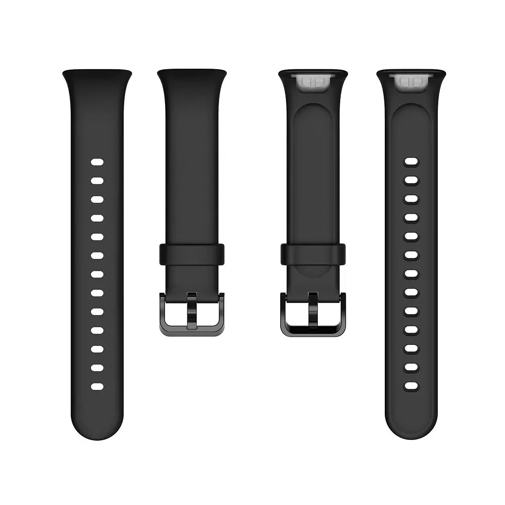 Силіконовий ремінець Tamister для Xiaomi Mi Smart Band 7 Pro Black - фото 5