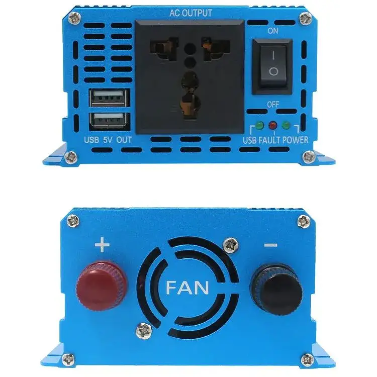 Инвертор преобразователь напряжения с 12V на 220V XPRO jarrett 2000W синий (41432-_3763) - фото 3