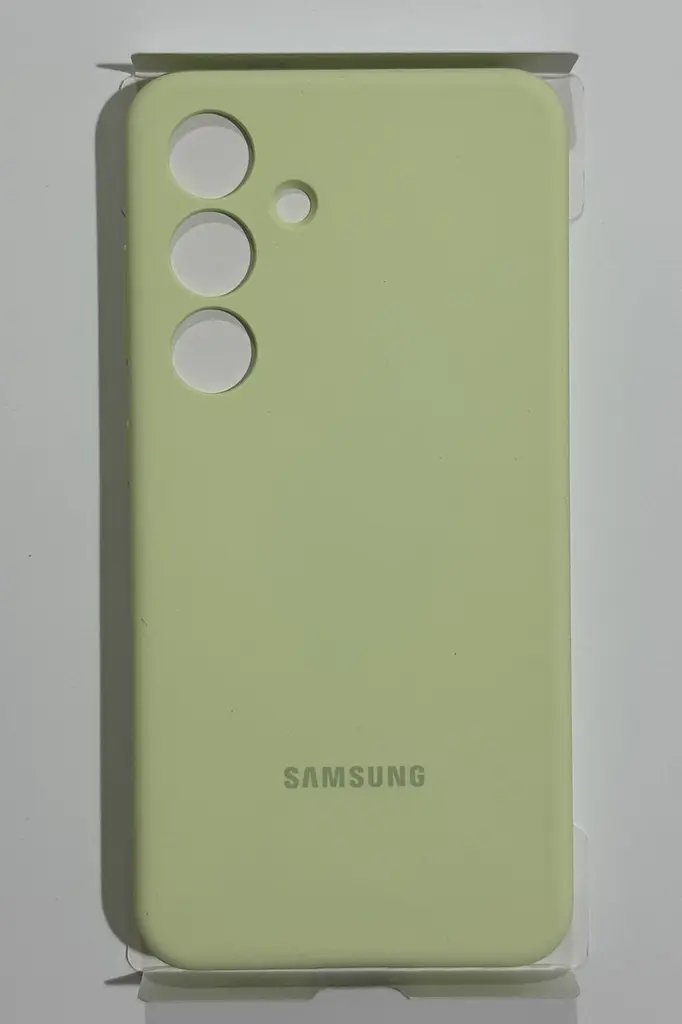 Оригінальний силіконовий чохол Silicone Case для Samsung Galaxy S24 (6.2") Light Green EF-PS921TGEGWW - фото 4