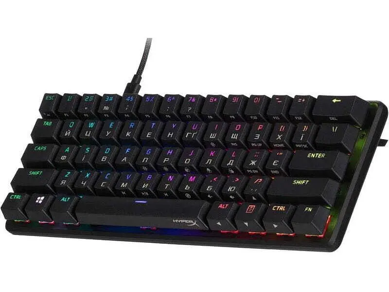Клавіатура HyperX Alloy Origins 60 HX Red USB (4P5N4AA) - фото 3