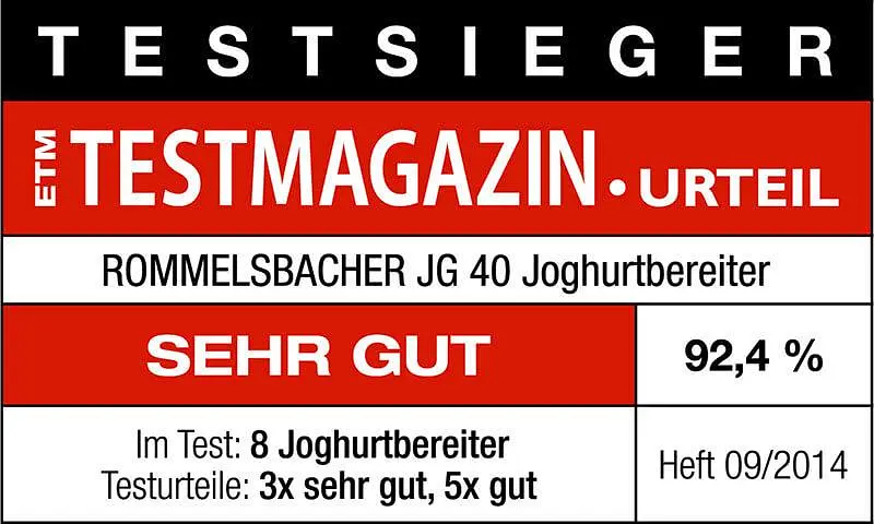 Йогуртница Rommelsbacher JG 40 - фото 7