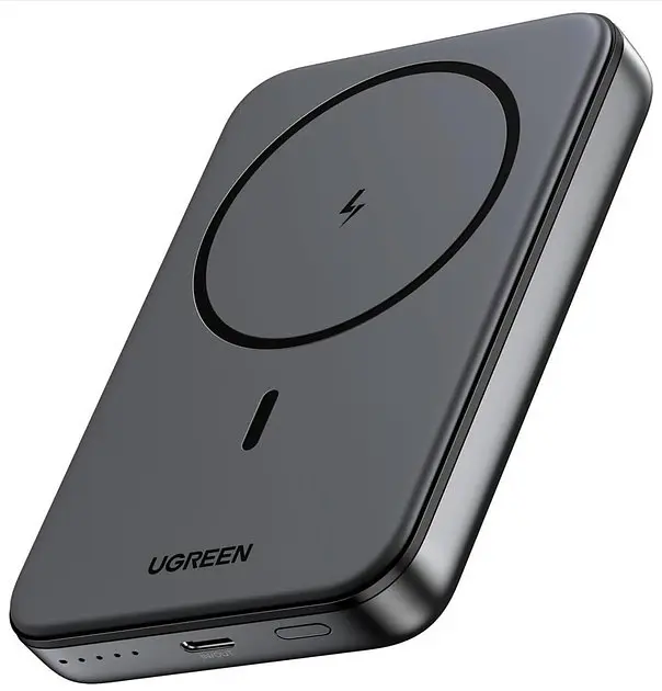 Зовнішній акумулятор із бездротовою зарядкою магнітний Ugreen 10000mAh Magnet 7.5W (25919) - фото 2