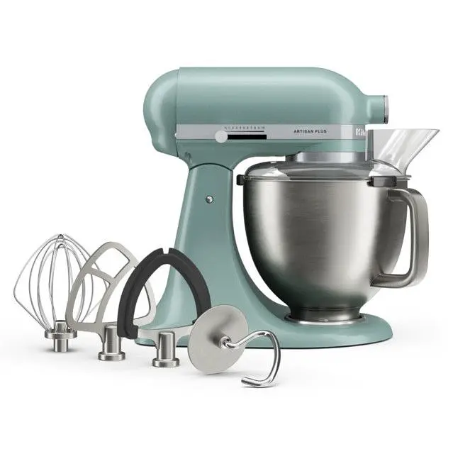 Кухонна машина KitchenAid Artisan Plus 4,7 л 5KSM50PKVEMJ з відкидним блоком, м'ятний коктейль - фото 3