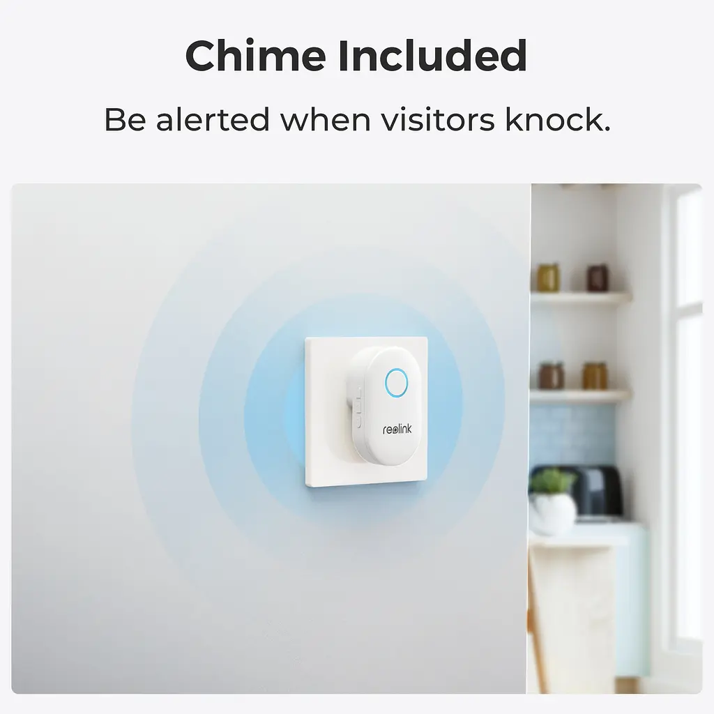 Відеодзвінок Reolink D340P (Video Doorbell PoE) - фото 6