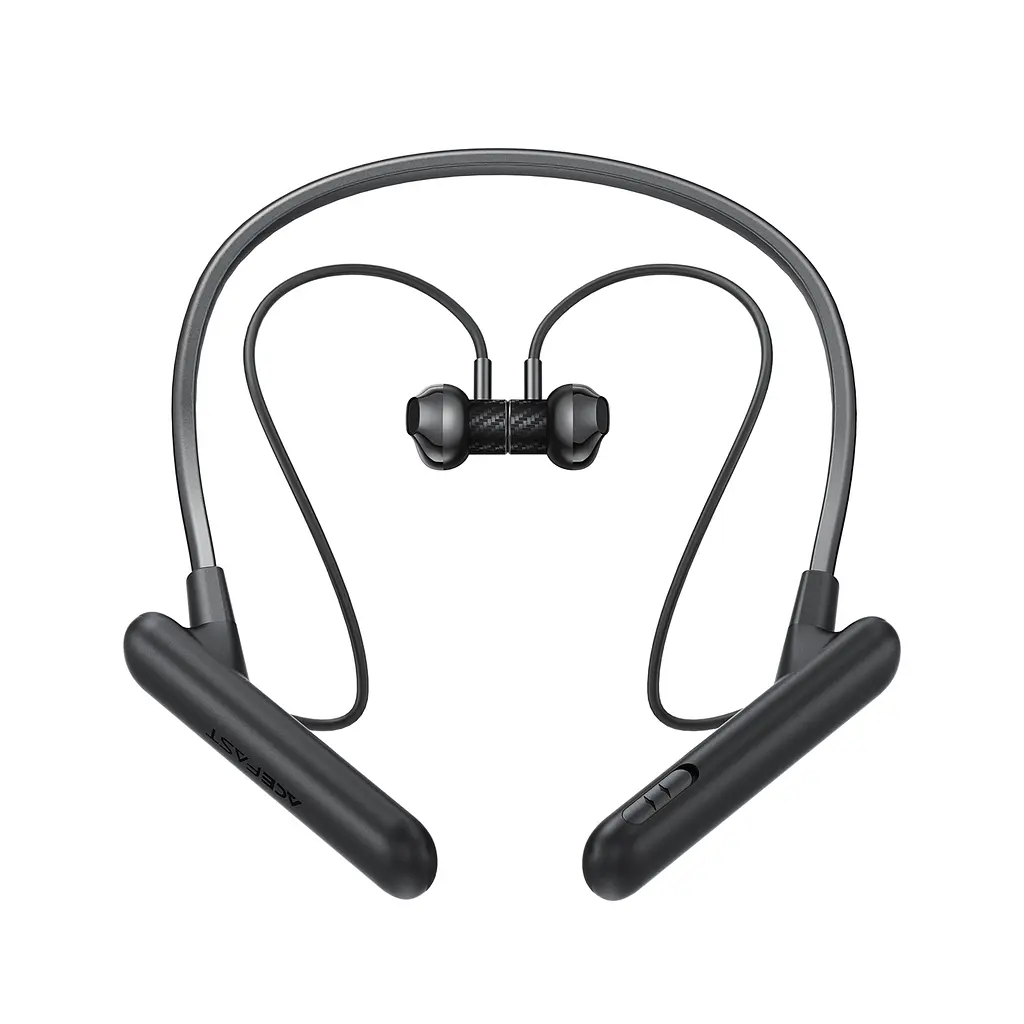 Бездротові спортивні навушники ACEFAST N8 neck hanging wireless earphones Black - фото 4