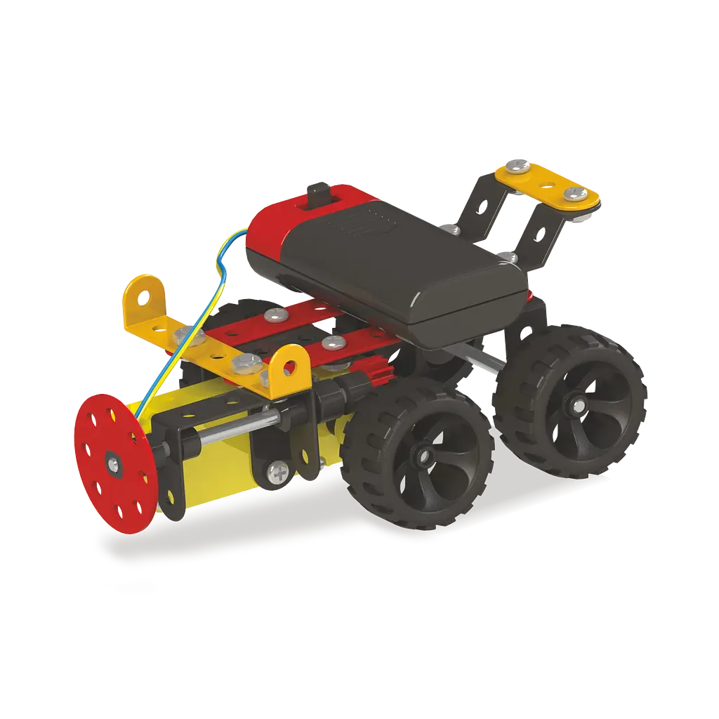 Конструктор Zephyr Robotix-0 металлический с электромотором 84 элемента 5 моделей - фото 6