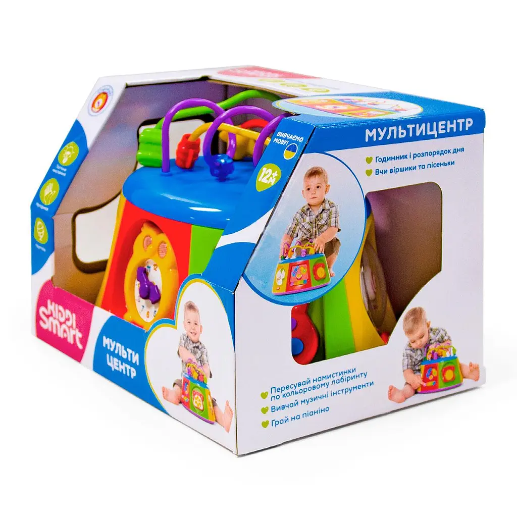 Ігровий центр KIDDI SMART – МУЛЬТИЦЕНТР (світло, українська) KIDDI SMART 063388 - фото 8