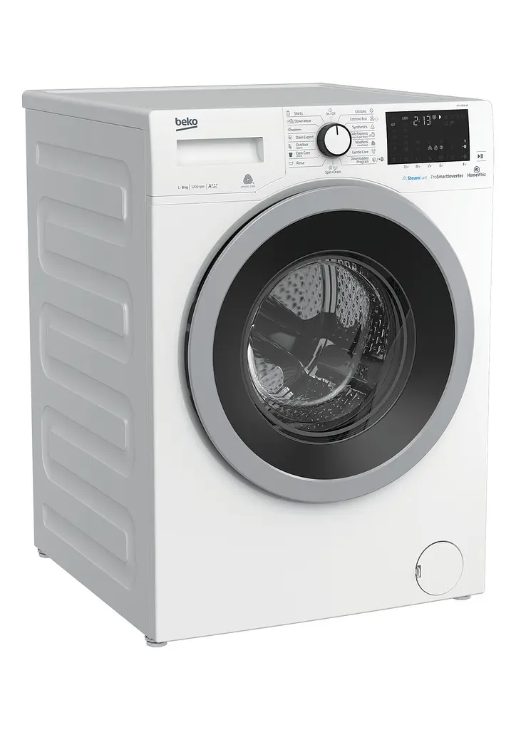 Пральна машина Beko з фронтальним завантаженням WTV8636XS, білий (WTV8636XS) - фото 2