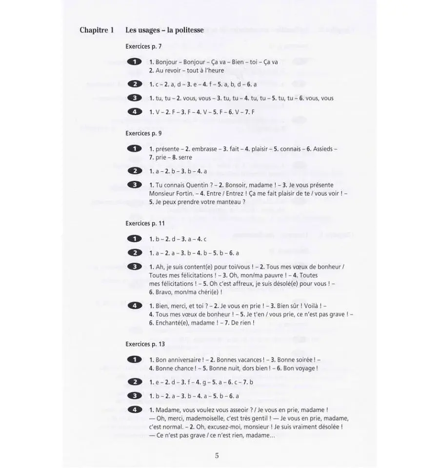 Vocabulaire progressif du francais. Niveau debutant (A1). Corriges - фото 3