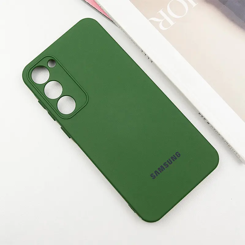 Чохол Lakshmi Silicone Cover Full Camera (AAA) with Logo для Samsung Galaxy S20 FE Зелений / Cyprus Green - фото 2