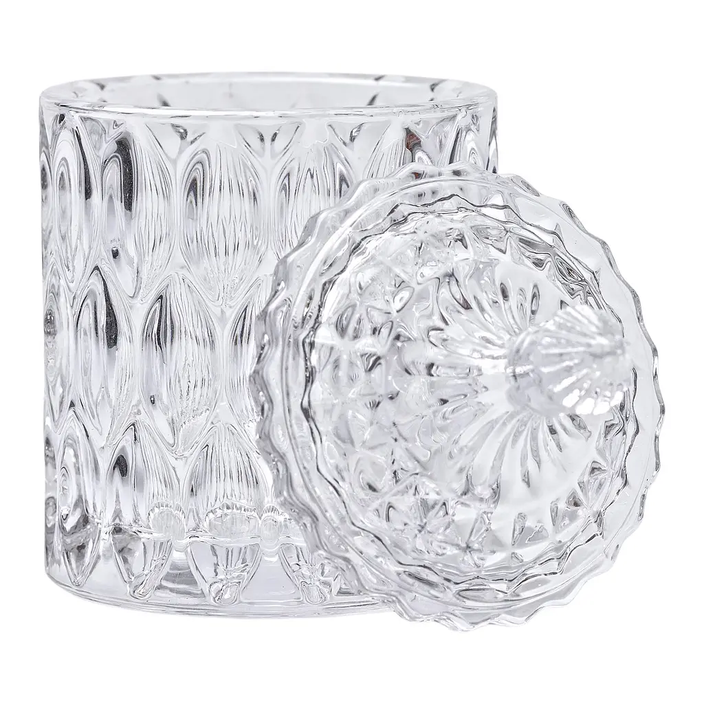 Цукерниця з товстого скла DELISOGA з кришкою Yiwu HP-4-102 - фото 4