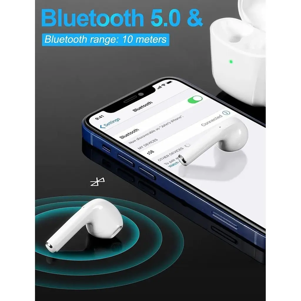 Бездротові навушники Votuenix S58 Bluetooth із сенсорним керуванням та стереозвуком - фото 3