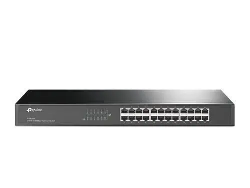 Комутатор TP-LINK TL-SF1024, 24xFE, 10/100 Mb/s, некерований, стійковий