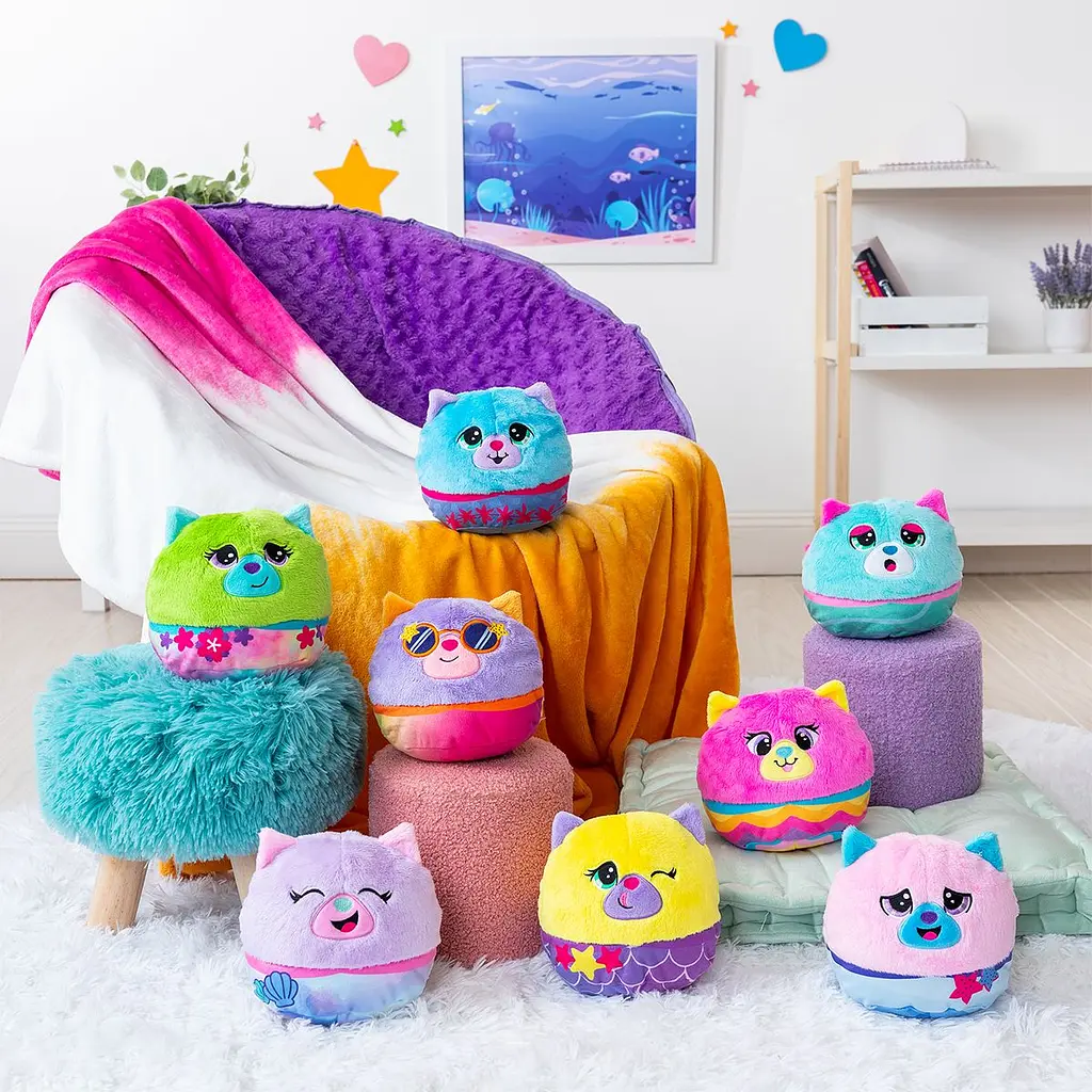 Мягкая игрушка Misfittens W2 Котенок в аквариуме в ассортименте - фото 6