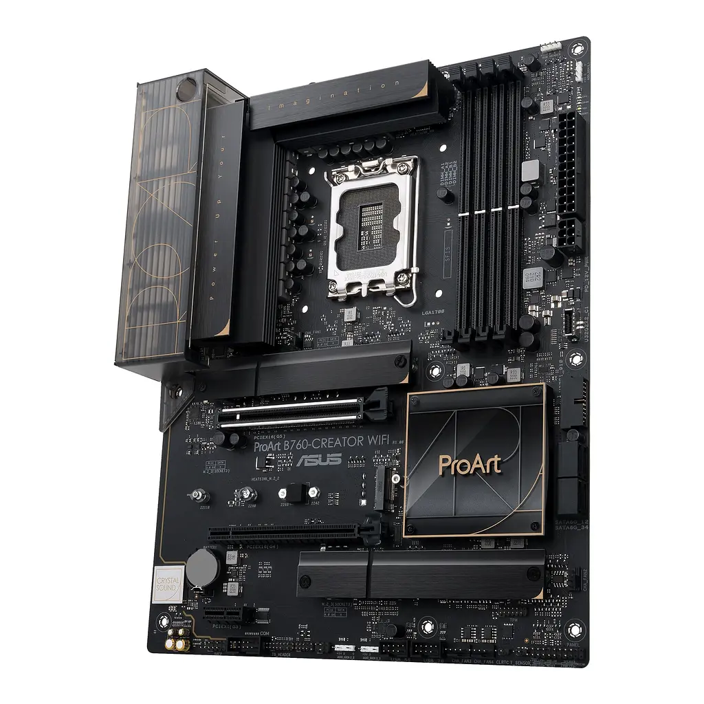 ASUS Материнська плата PROART B760-CREATOR WIFI s1700 B760 4xDDR5 M.2 HDMI DP Wi-Fi BT ATX - фото 6