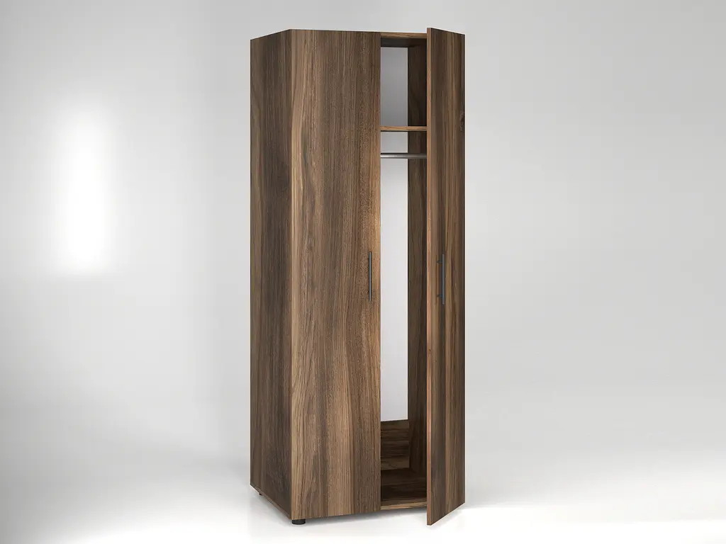 Шафа гардеробна з трубою ОП-902 Orange-Line 700х550х1825 Дуб Бароко рістретто - фото 3