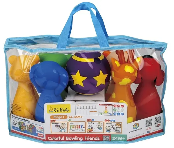 Набір для боулінгу Ks Kids різнокольоровий (KA10366-PG) - фото 3