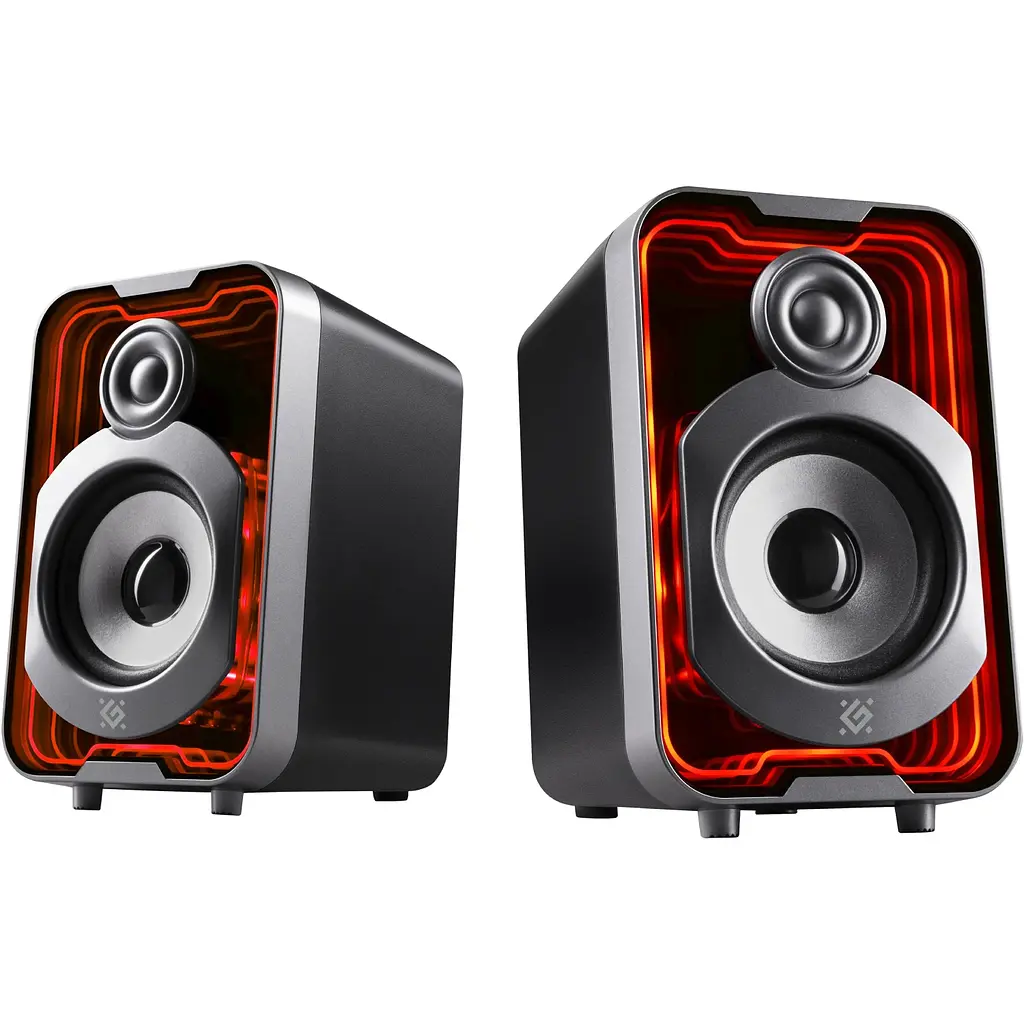 Акустична система 2.0 Defender Solar 11 10Вт, Bluetooth, RGB підсвітка, USB, чорна - фото 4