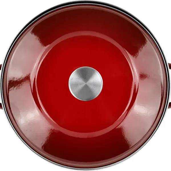 Каструля з кришкою Vitrinor Garnet 2114830 26 см 5 л бордова - фото 2