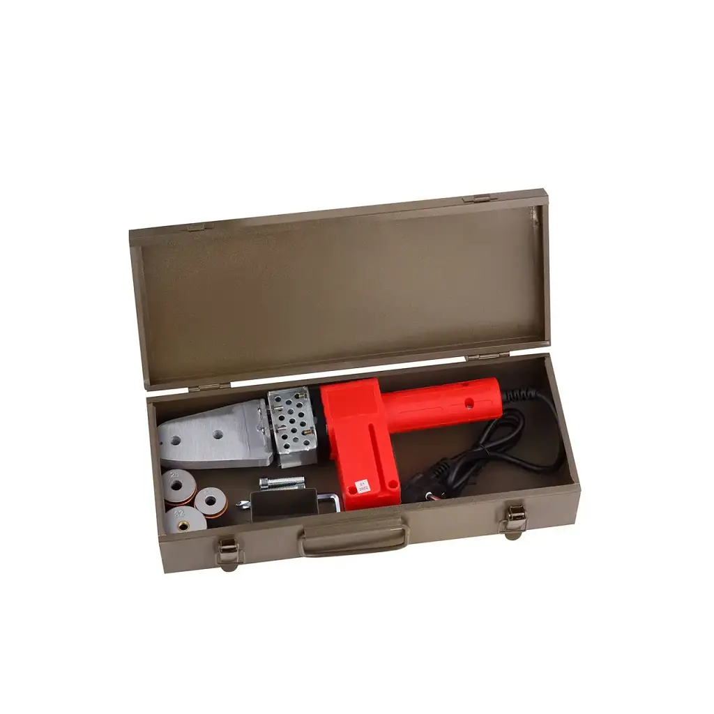 Паяльник для пластиковых труб Bergerr B10 700W кейс с насадками 20-32 мм. - фото 2