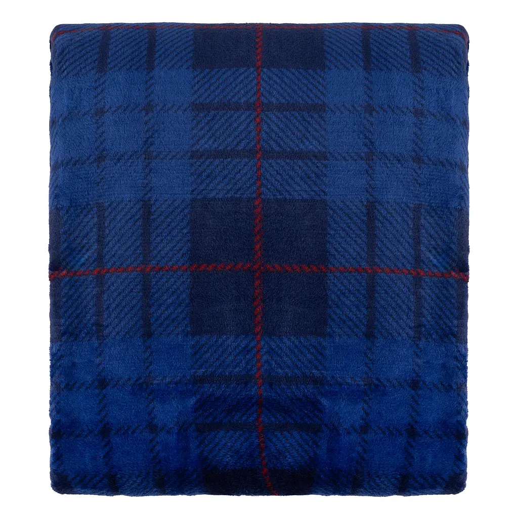 Плед Ardesto Flannel 160х200 см 100% поліестер клітинка синій (ART0134PB) - фото 2