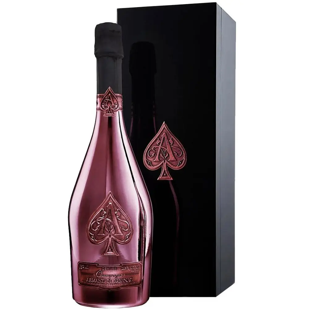 Шампанское Armand de Brignac Demi Sec, белое, полусухое, в подарочной упаковке, 0,75 л - фото 2