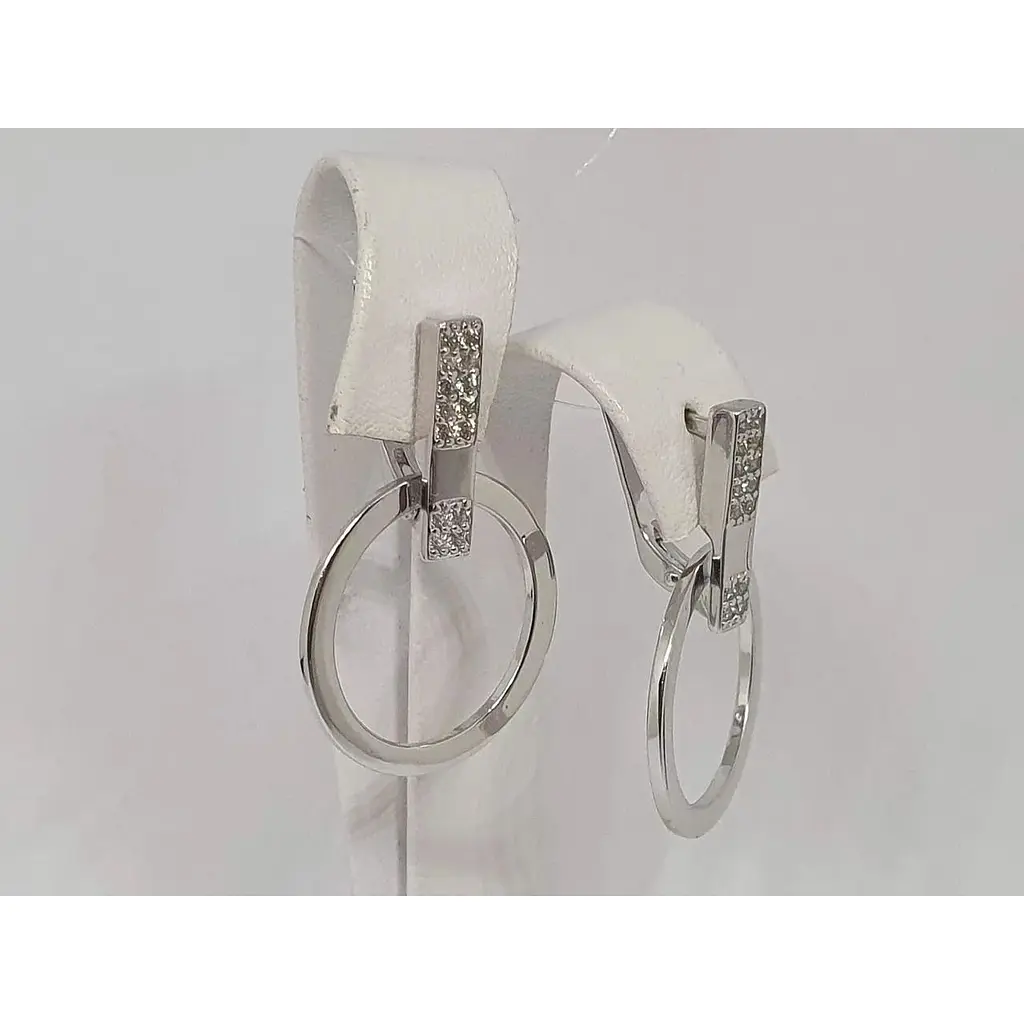 Срібні сережки трансформери Dear. 3524.1С - фото 4