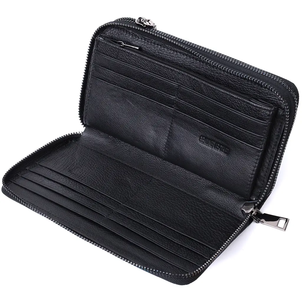 Кожаный мужской кошелек ST Leather 20х11х4 см acs0029387 - фото 6