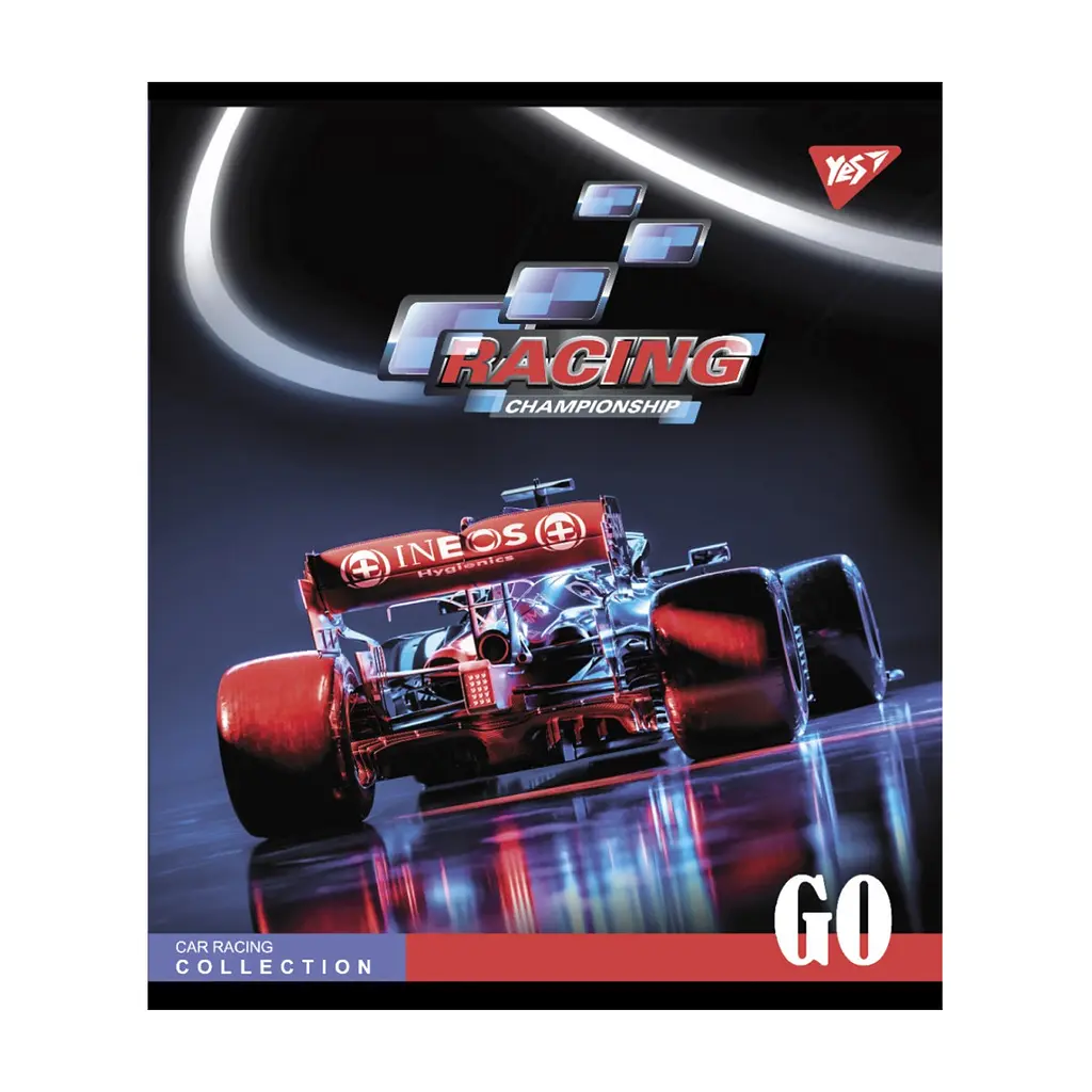 Зошит Yes А5 Racing championship 48 аркушів лінія (766881), в асортименті - фото 3