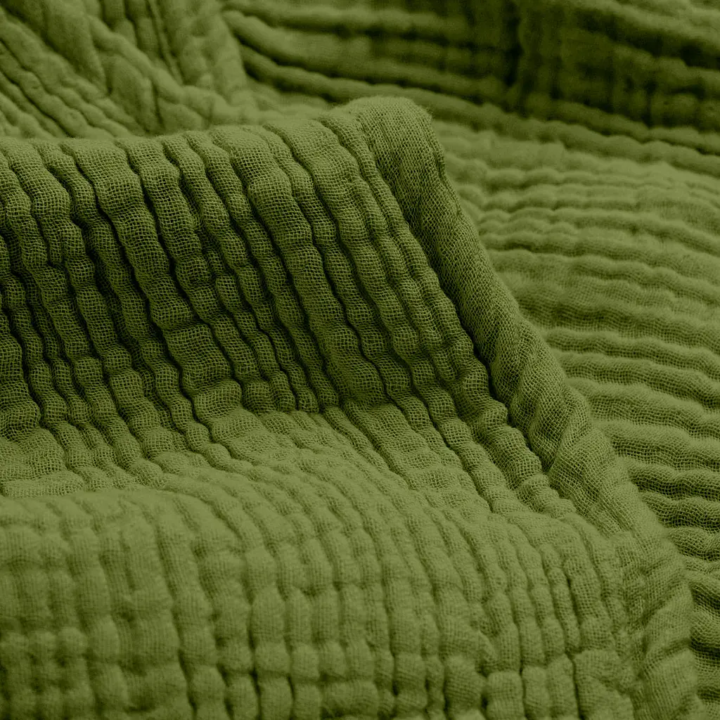 Наволочка Cosas Avocado муслінова 40х60 см оливкова (020Muslin_Avocado_40x60) - фото 5