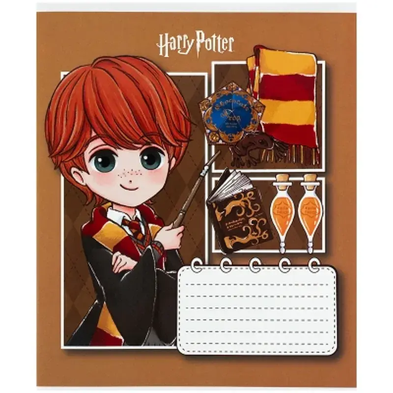 Зошит Kite Harry Potter, 12 аркушів, коса лінія (HP26-235) - фото 6
