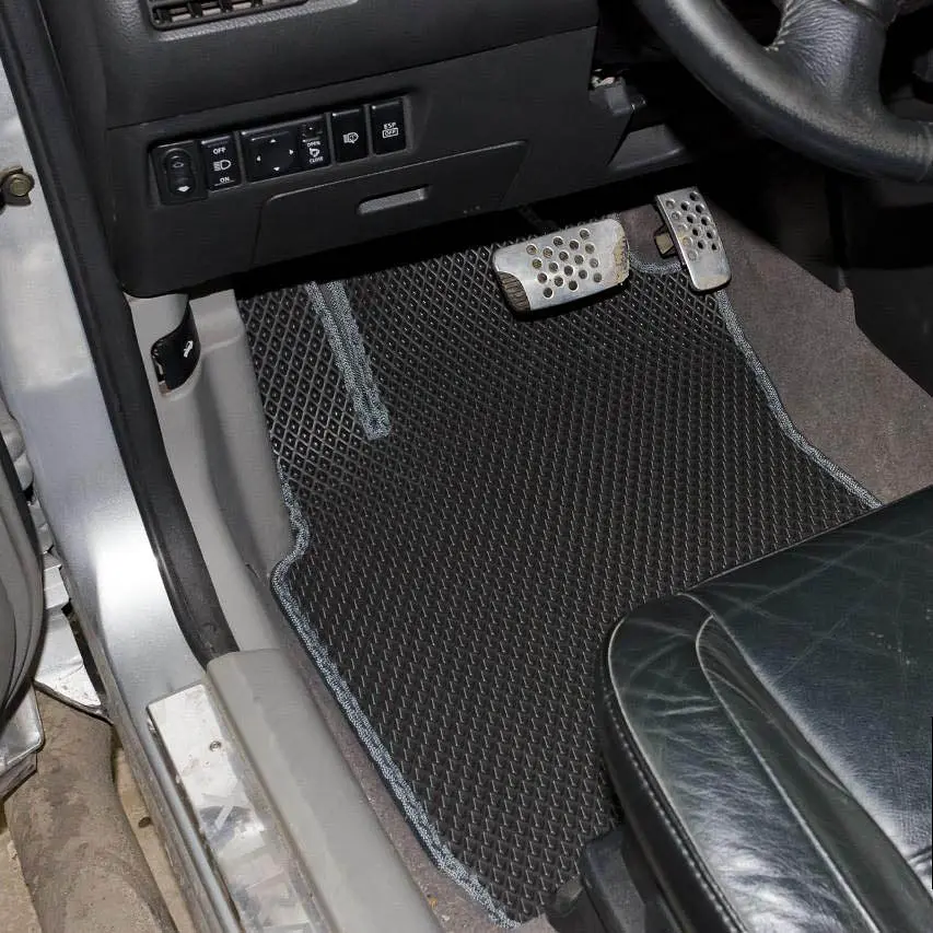 Килимки в салон EVA для Nissan X-Trail (Т-30) 2001-2007 з підп'ятником Коричневі 5 шт - фото 2