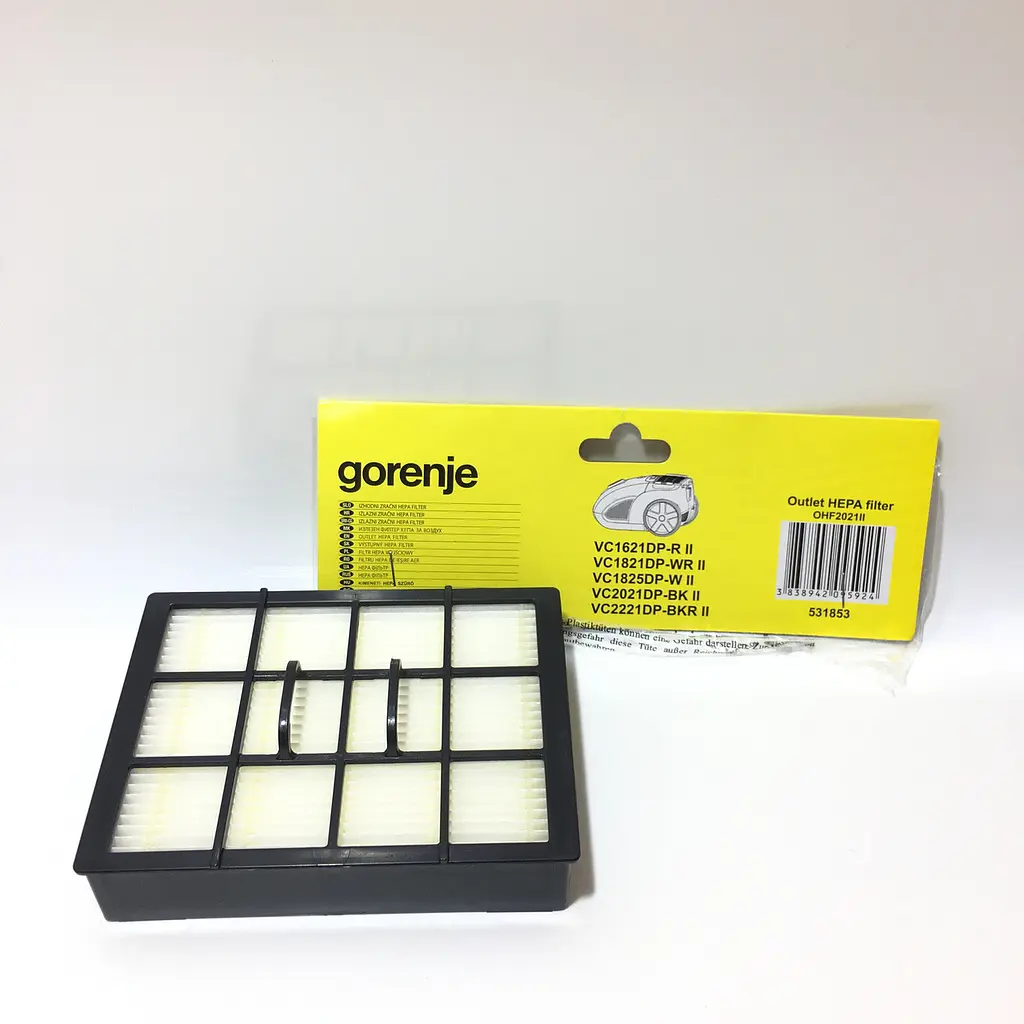Фільтр для порохотягу Gorenje Delta Power VC1621DP-R II, VC1821DP-WR II, VC1825DP-W II, VC2021DP-BK II, 531853 - фото 8