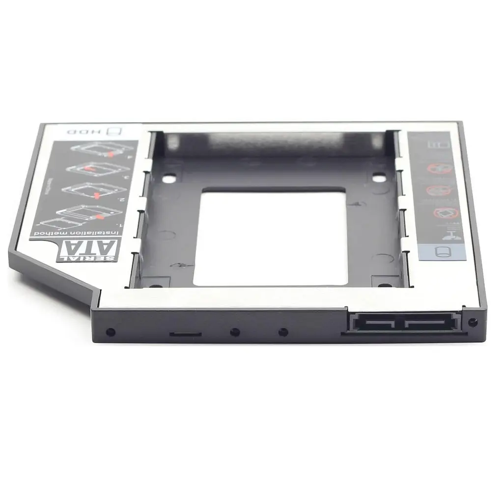Зовнішня кишеня Gembird HDD 2,5" для ноутбука в отсек CD-ROM MF-95-01 (9.5 мм) (MF-95-01) - фото 3