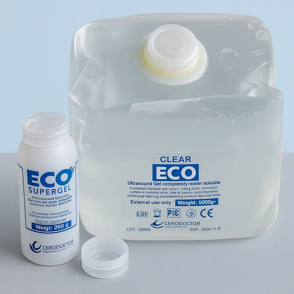 Гель для УЗД Eco Supergel прозорий 5000 г. з флаконом 260 мл. - фото 2