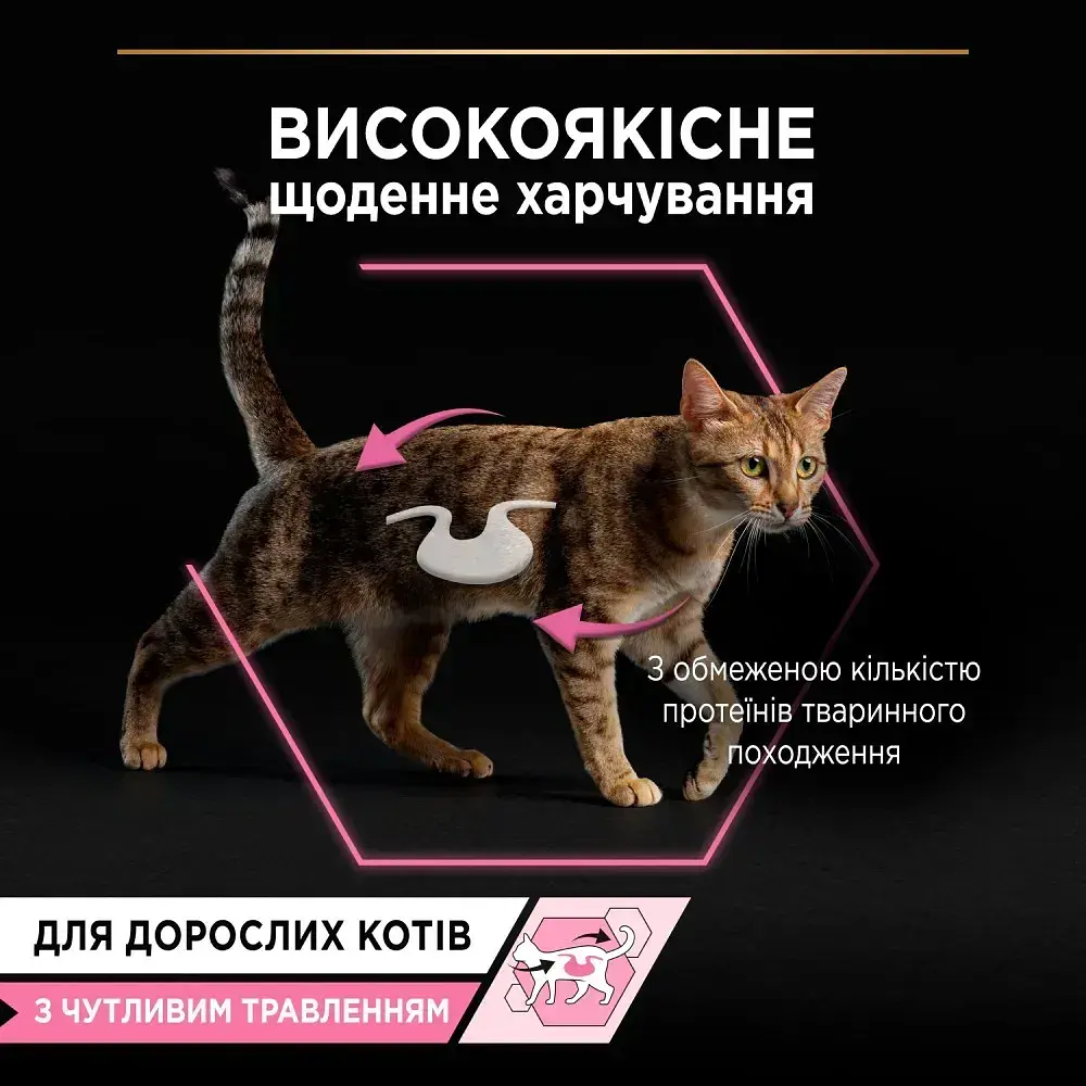 Вологий корм для котів Purina Pro Plan Adult Delicate мус з індичкою 85 г 12514185 - фото 4