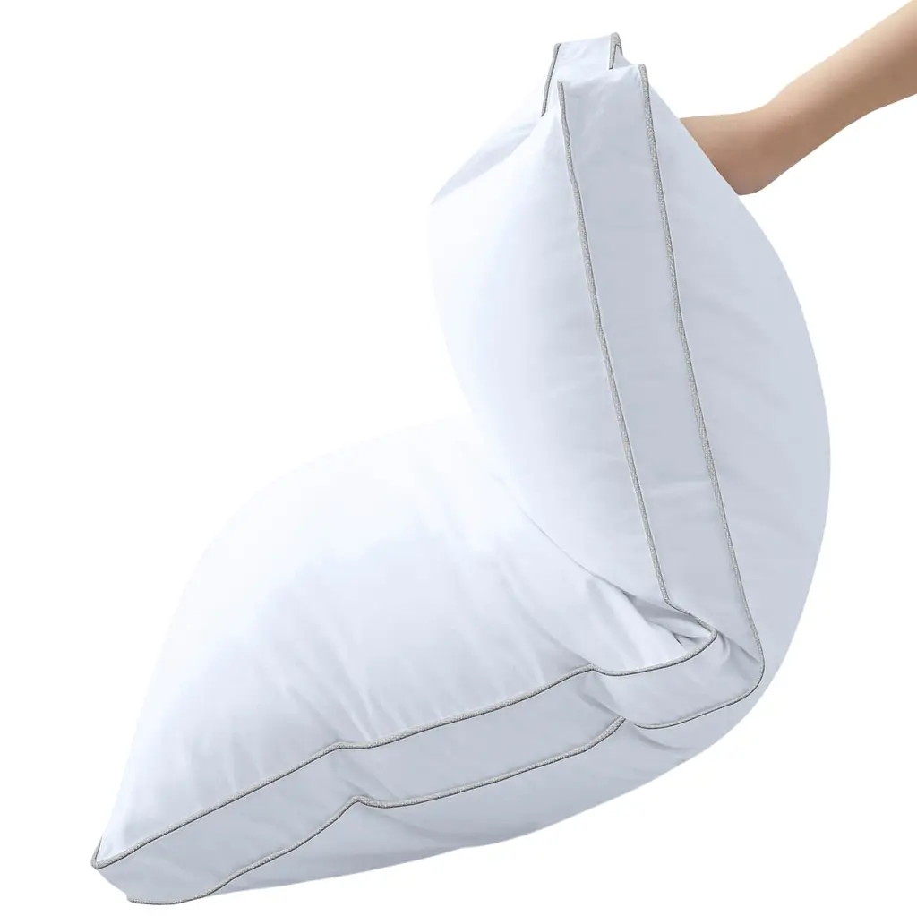 Подушка Cosas Flake антиалергенна 50x70 см білий (Pillow_50x70_Holofiber_BKGray) - фото 7