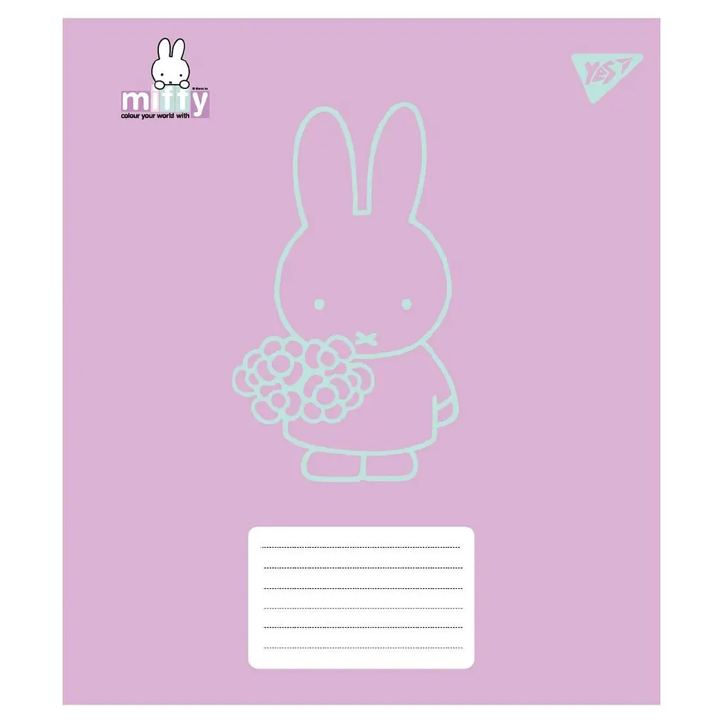 Набір зошитів Yes Miffy Bunny А5, 18 аркушів 25 шт. (767621) - фото 5