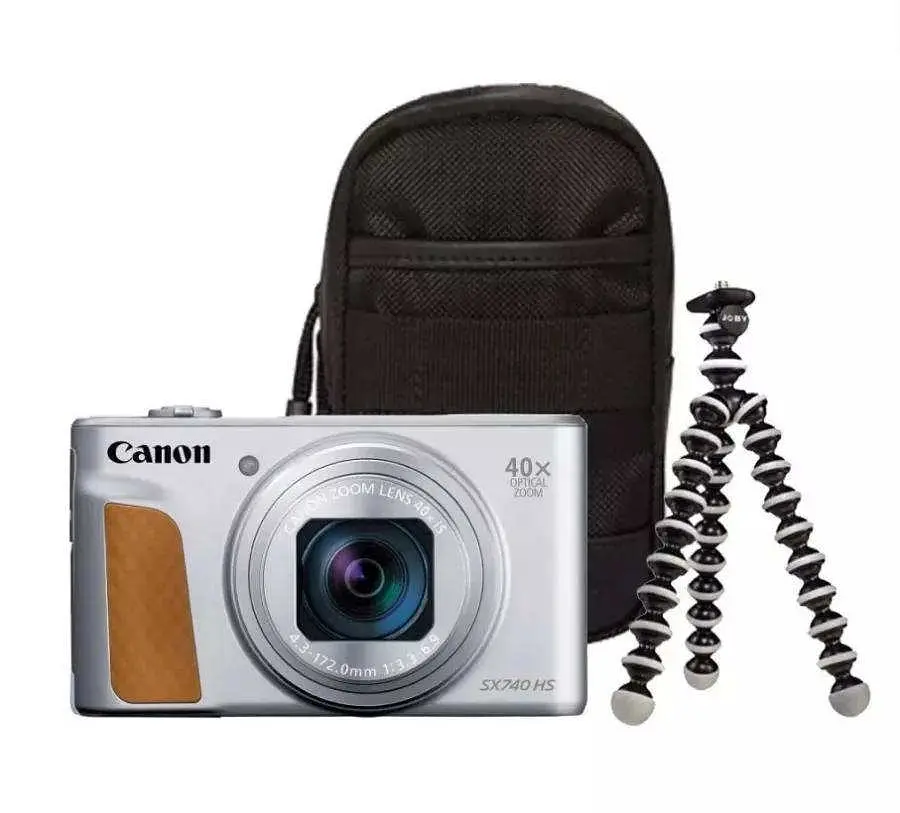 Компактный фотоаппарат Canon PowerShot SX740 HS Silver (2955C012) - фото 9