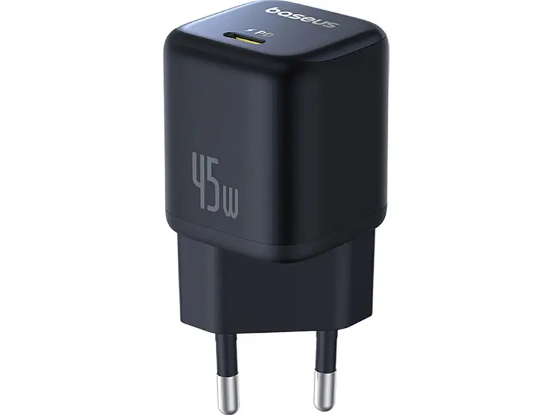 Мережевий зарядний пристрій BASEUS PicoGo GaN Fast Charger 45 W Cosmic Black (P10176800123-00) - фото 3