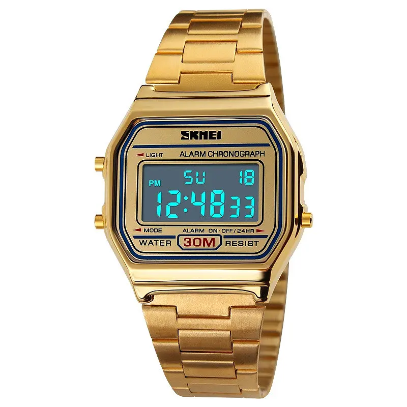 Наручний годинник чоловічий Skmei 1123 Gold, 1123GD (12312) - фото 2