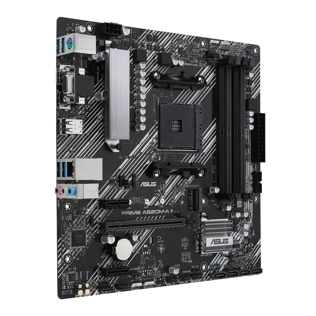 Материнская плата PRIME A520M-A II/CSM sAM4 A520 4xDDR4 HDMI D-Sub DP mATX Asus teh0018988 - фото 4