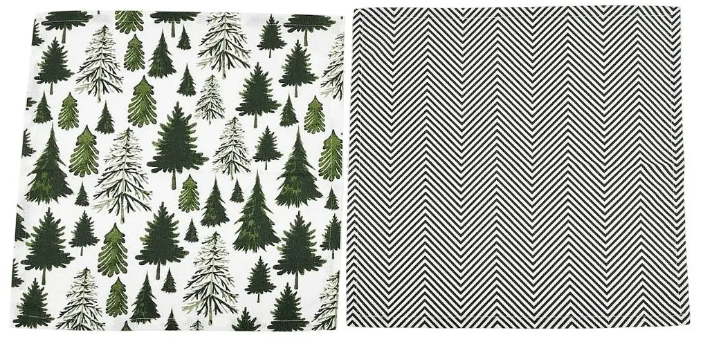 Набір рушників Soho 40x40см Christmas trees 4 шт pbe0050681 - фото 5