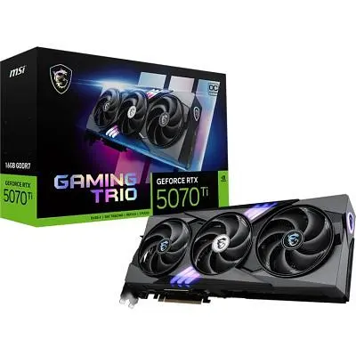 Відеокарта MSI GeForce RTX5070 Ti 16GB GAMING TRIO OC (RTX 5070 Ti 16G GAMING TRIO OC) - фото 7