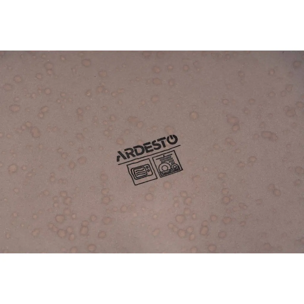 Тарілка обідня Ardesto Trento, 26,5 см, сіра (AR2926TG) - фото 5