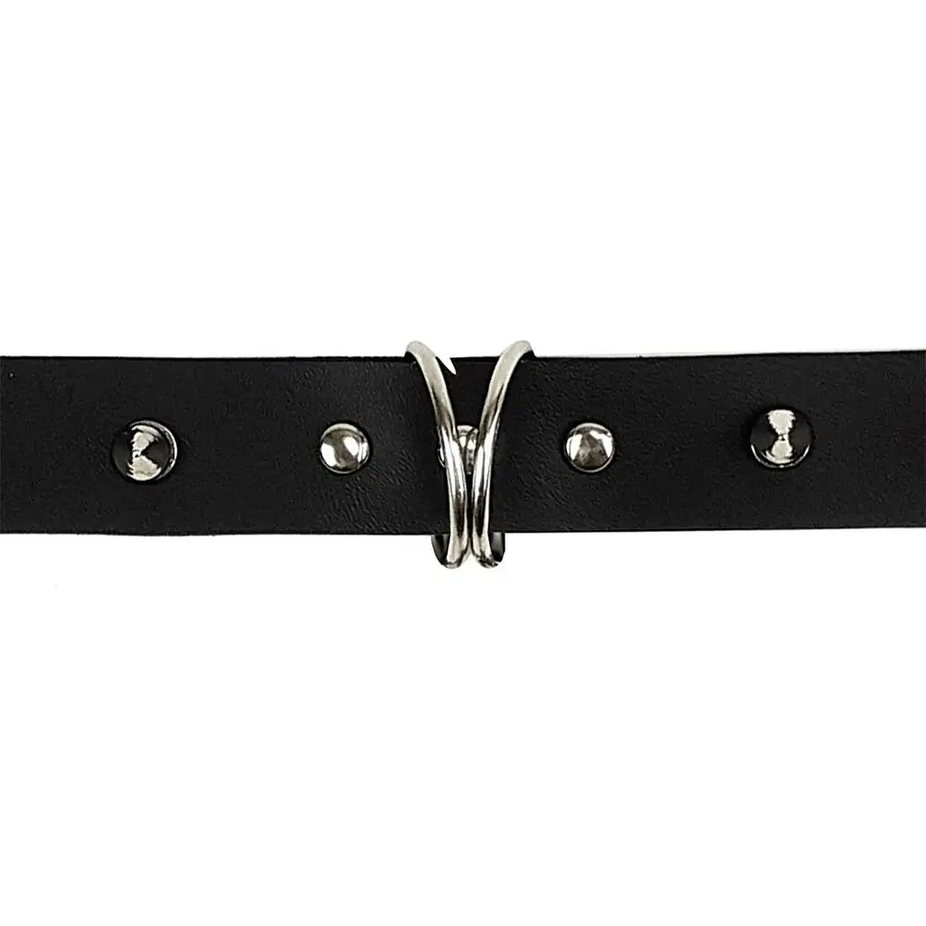 Ошейник Art of Sex - Collar Spikes and Leash с шипами и поводком - фото 3