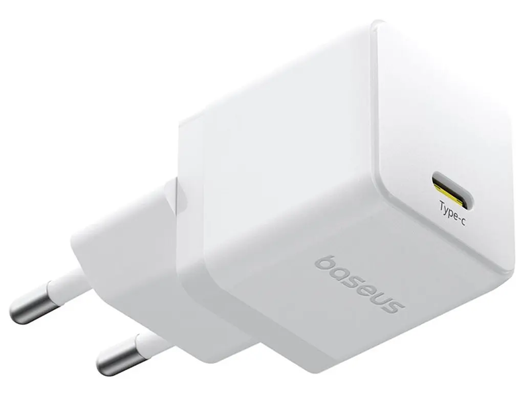 Мережевий зарядний пристрій Baseus Palm Fast Charger Type-C 20W P10111602213-00 White - фото 4